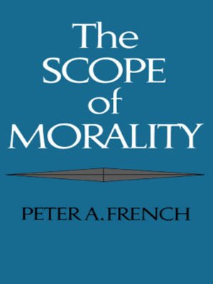 cover image of The Scope of Morality